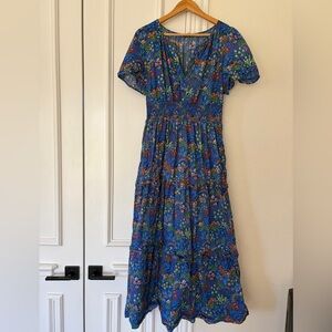 Baltic Born Floral Blue Maxi Dress